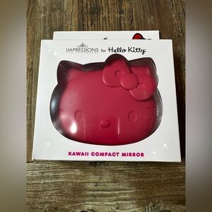 Hello Kitty Pink Compact Mirror with LED Lighting